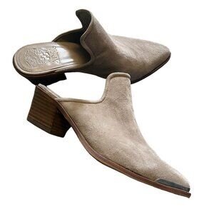 Vince Camuto Suede Mules Size 8 M/38.5